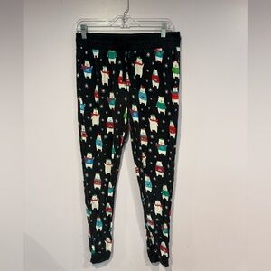 Polar bear with hot cocoa little sleepies pants‎